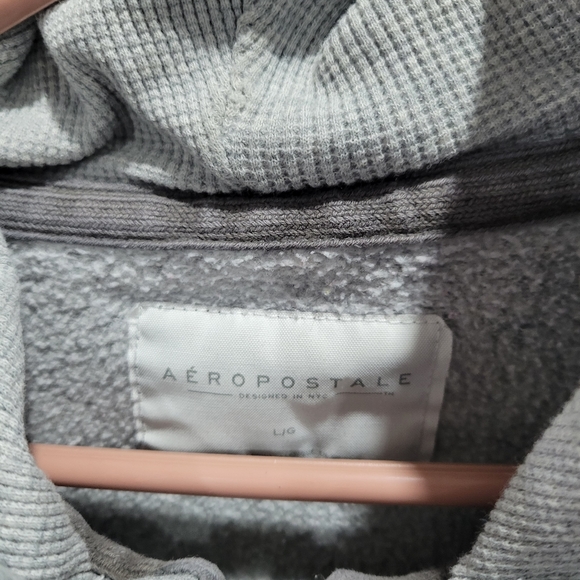 Aeropastale hooded zip sweatshirt size large - Picture 2 of 6